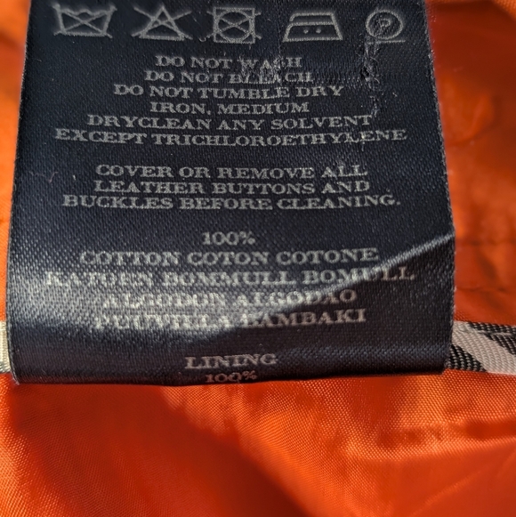 Burberry Orange Straight-Leg Pants - Picture 7 of 13